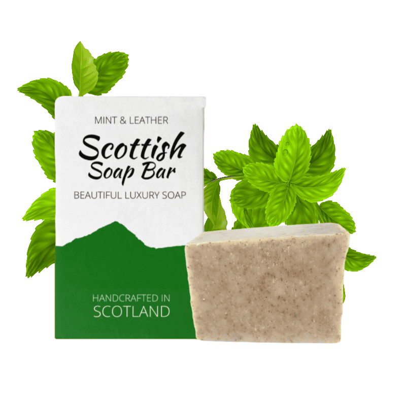 Mint and Leather soap